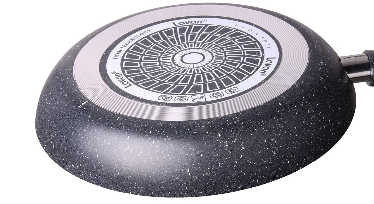 تابه وک سایز 24 لاوان مدل ترمو تیتان طوسی